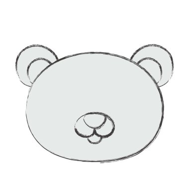 İzole kunduz tasarım karikatür