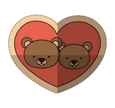 İzole kunduz tasarım karikatür