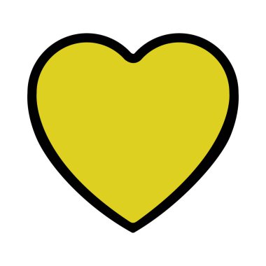 İzole kalp şekli tasarımı