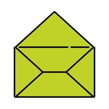 İzole e-posta zarf tasarım