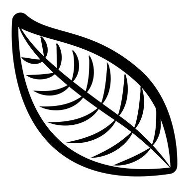 İzole yaprak tasarımı