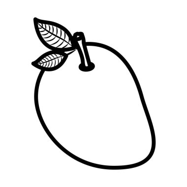 İzole mango meyve tasarım