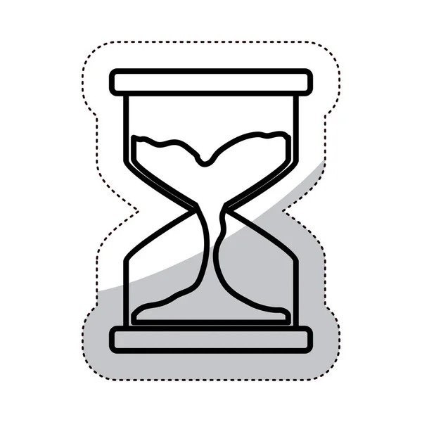 Izolované přesýpacích hodin design — Stockový vektor
