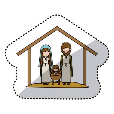 İzole Kutsal Aile tasarım