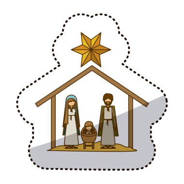 İzole Kutsal Aile tasarım