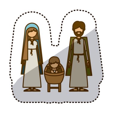 İzole Kutsal Aile tasarım