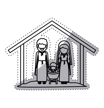 İzole Kutsal Aile tasarım