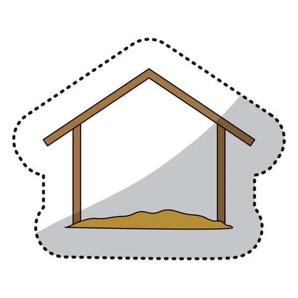 격리 된 거룩한 집 디자인 — 스톡 벡터