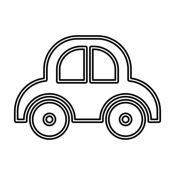 Isolated baby toy car design — Stock Vector