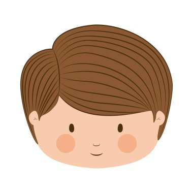 İzole çocuk karikatür tasarım