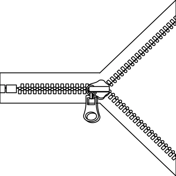 Isolated zip design — Stock Vector
