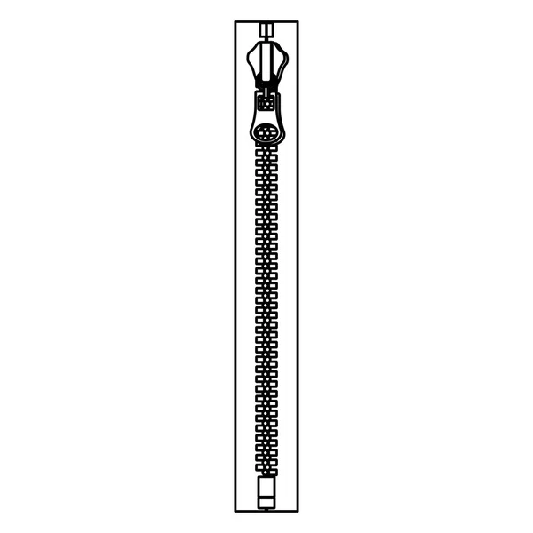 Izolované zip design — Stockový vektor