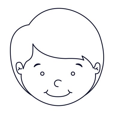 İzole çocuk karikatür tasarım