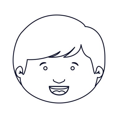 İzole çocuk karikatür tasarım