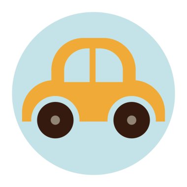 İzole bebek oyuncak araba