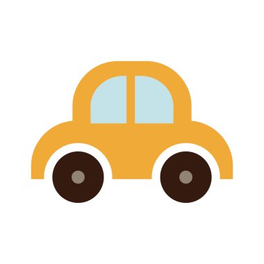 İzole bebek oyuncak araba