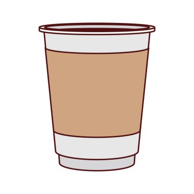 İzole kahve kupa