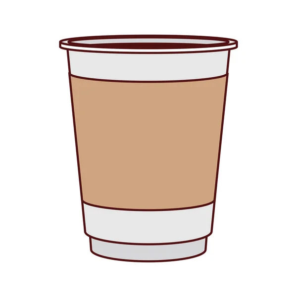 Isolerade kaffe Mugg design — Stock vektor
