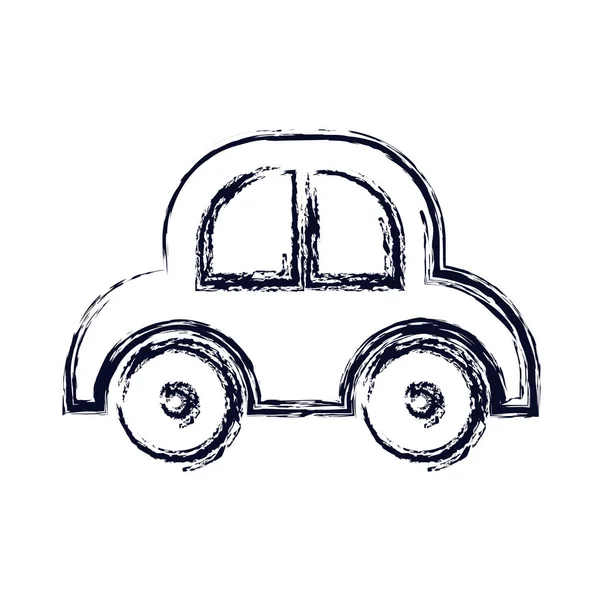 Isolated baby toy car design — Stock Vector