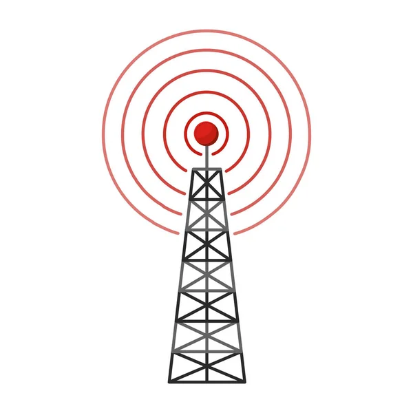 Projeto isolado do dispositivo de sinal de antena —  Vetores de Stock