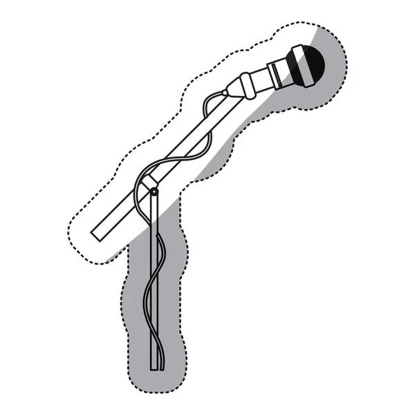 Дизайн ізольованого пристрою для мікрофона — стоковий вектор