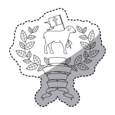 İzole din koyun tasarım