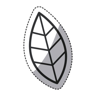 İzole yaprak tasarımı