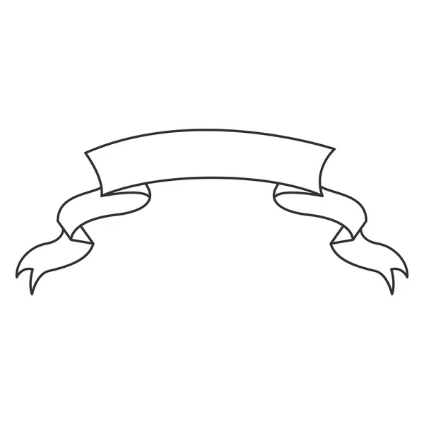 Izolované ribbon design — Stockový vektor