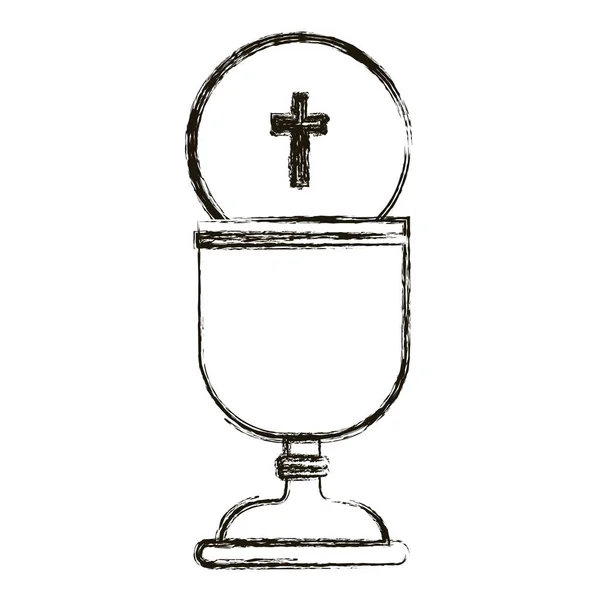 Conception de coupe de religion isolée — Image vectorielle