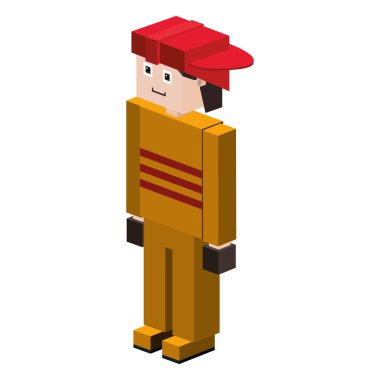 Lego siluet itfaiyeci kask ile