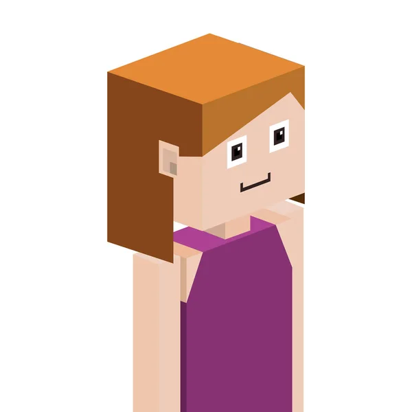 Julia Minegirl Reversa Minecraft Skin