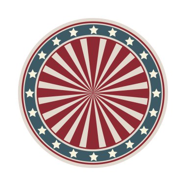 Dart tahtası Amerikan bayrağı ile tasarım