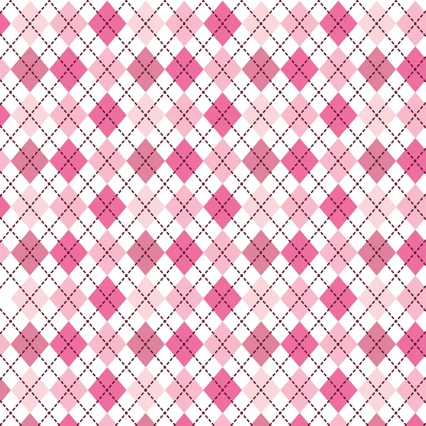 Pink pattern with diamond shapes — Stock Vector