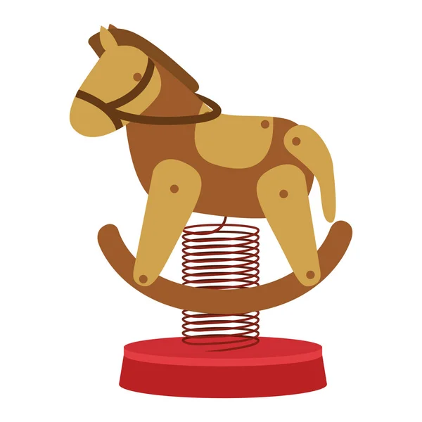 Horse cart for carousel icon — Stock Illustration Horse cart for carousel icon Stock Illustration