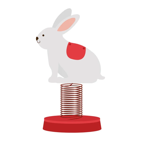 Bunny cart for carousel icon — Stock Illustration Bunny cart for carousel icon Royalty Free Stock Vectors
