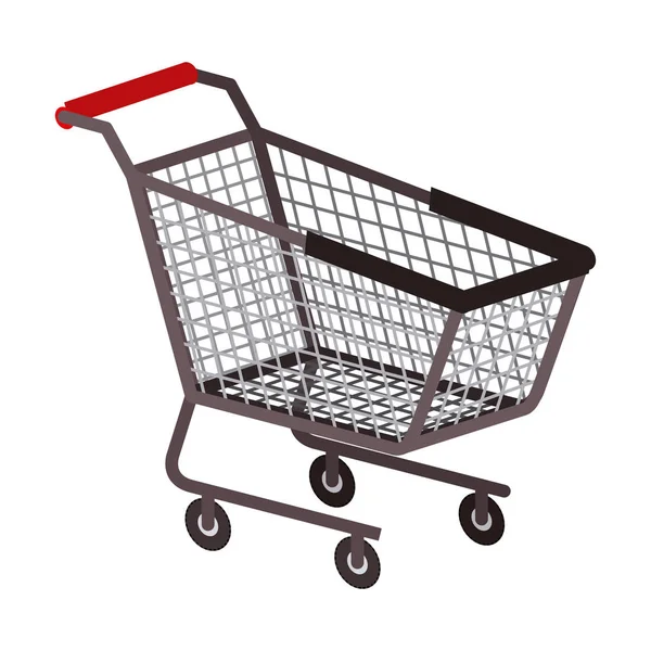 Design de cartão de compras isolado — Vetor de Stock