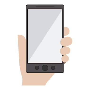 İzole smartphone tasarım