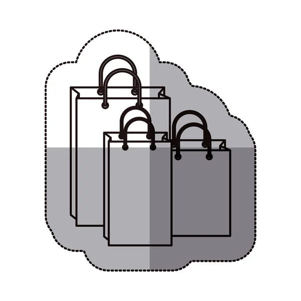 Isolated shopping bag design — Stock Vector