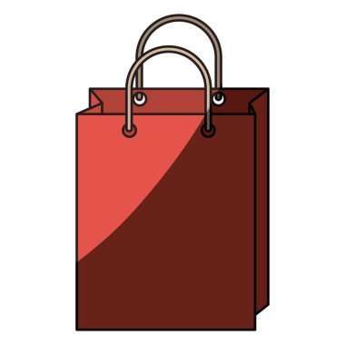 İzole alışveriş çanta tasarımı