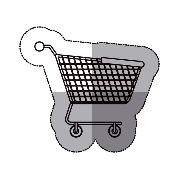 Diseño de carrito de compras aislado — Vector de stock