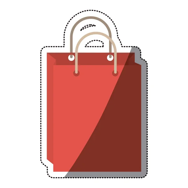 Design de saco de compras isolado — Vetor de Stock