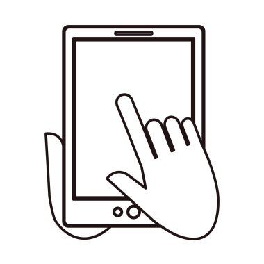 İzole tablet cihaz tasarım