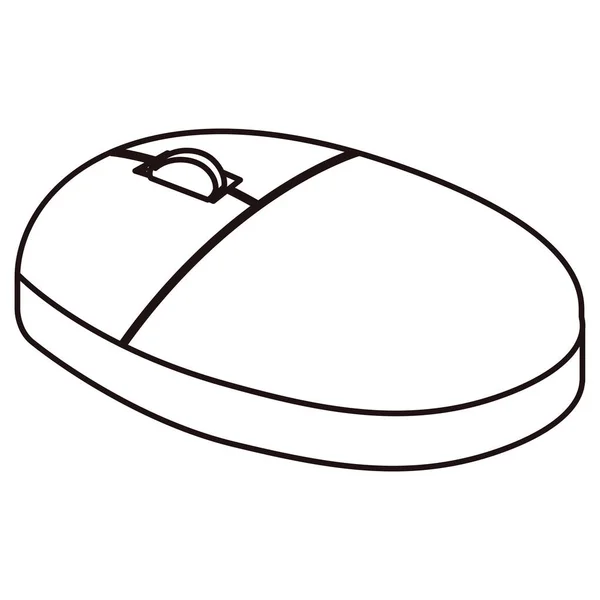 Απομονωμένη ποντίκι συσκευή σχεδιασμού — Διανυσματικό Αρχείο