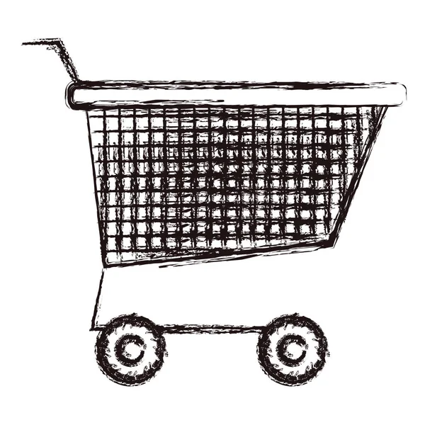 Diseño de carrito de compras aislado — Vector de stock