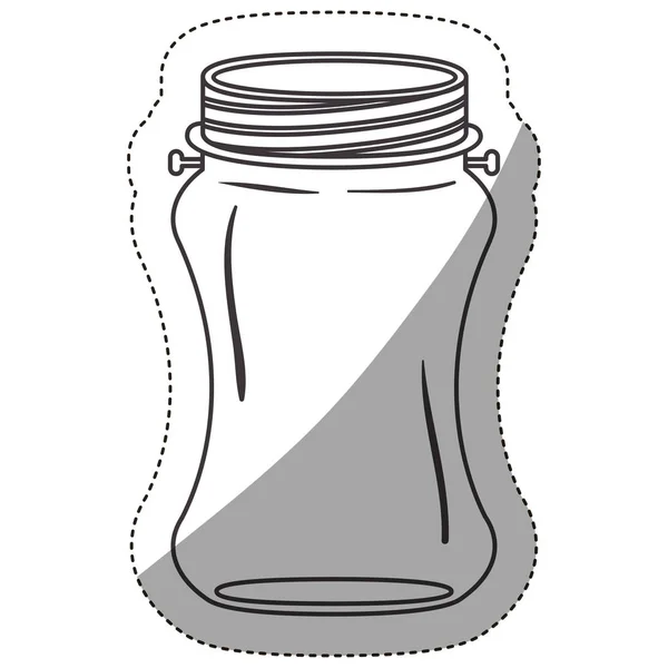 Izolované mason jar design — Stockový vektor