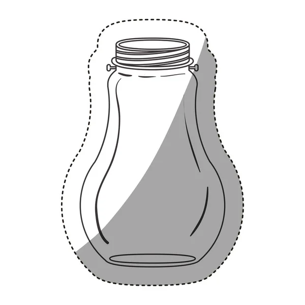 孤立した石工の瓶デザイン — ストックベクタ