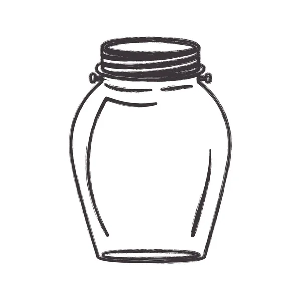 Izolované mason jar design — Stockový vektor