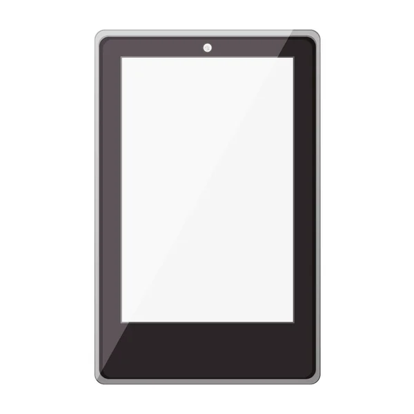 Design isolierter Tablet-Geräte — Stockvektor