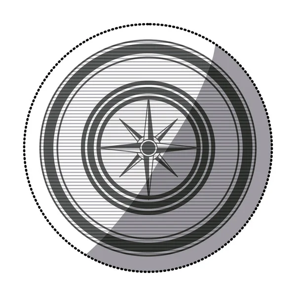 Изолированный компас — стоковый вектор