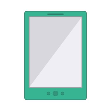 İzole tablet cihaz tasarım